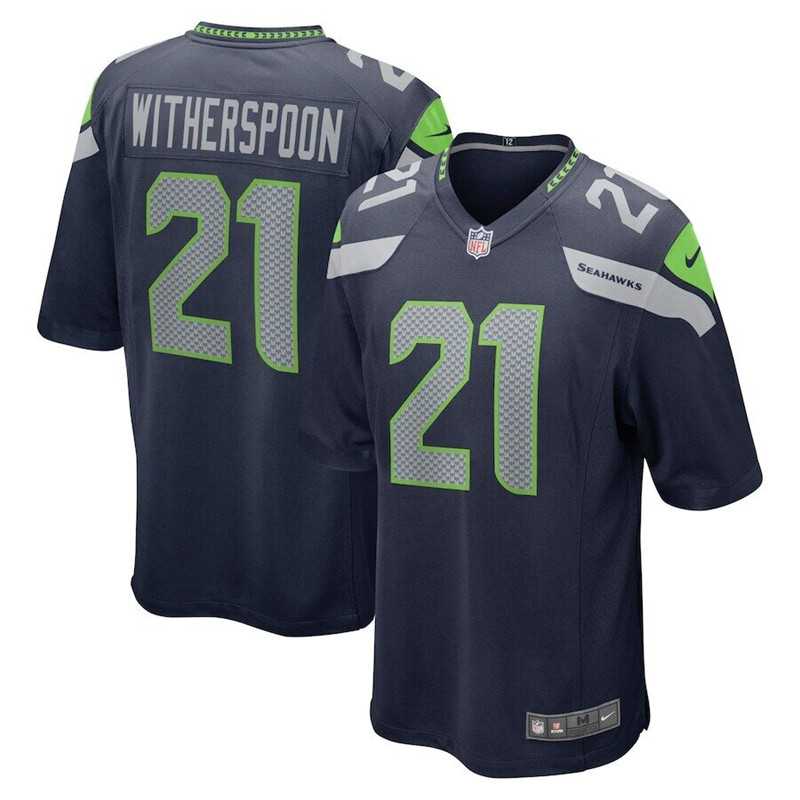 Men & Women & Youth Nike Seattle Seahawks #21 Devon Witherspoon Navy 2023 NFL Draft Vapor Limited Jersey